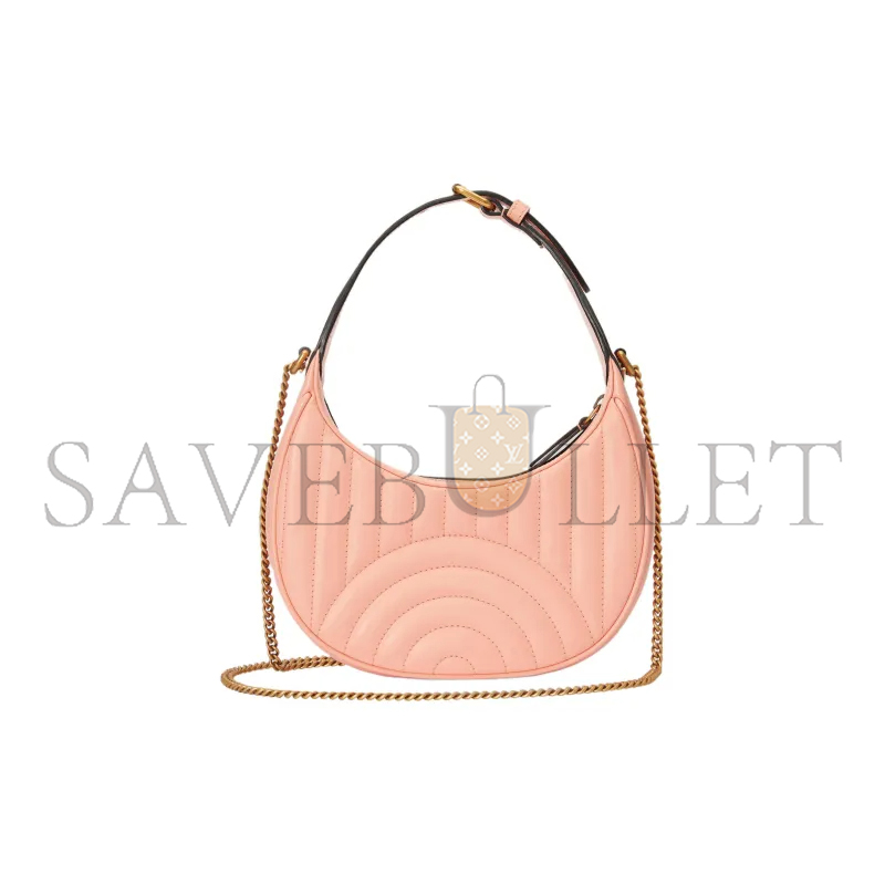 G*u*i gg marmont half-moon-shaped mini bag 699514 (21.5*11*5cm)